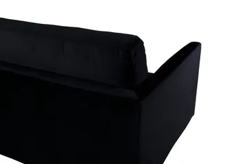 Zoom 3-seter Sofa i Fløyel - Svart - Møbler - Sofaer - 3 seter sofa