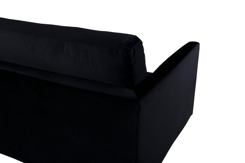 Zoom 3-seter Sofa i Fløyel - Svart - Møbler - Sofaer - 3 seter sofa