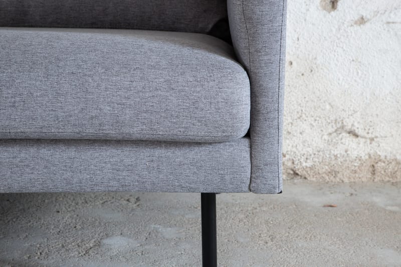 Zoom 3-seter Sofa i Stoff - Grå - Møbler - Sofaer - 3 seter sofa