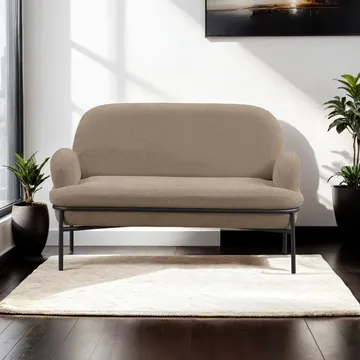 Zyricus 2-seters sofa Teddy - Cappuccino - Møbler - Sofaer - 2 seter sofa
