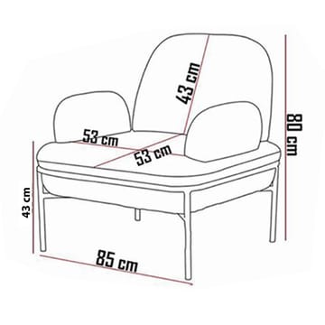 Zyricus sofagruppe 2-seters sofa + 2 lenestoler Teddy - Antrasitt - Møbler - Sofaer - Sofagrupper