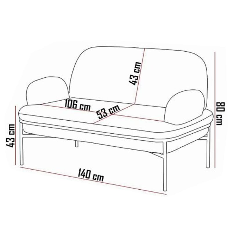 Zyricus sofagruppe 2-seters sofa + 2 lenestoler Teddy - Cappuccino - Møbler - Sofaer - Sofagrupper
