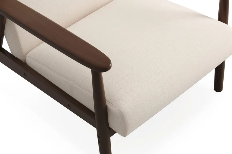 Ängsbro Lenestol Stoff - Beige - Møbler - Stoler - Lenestoler