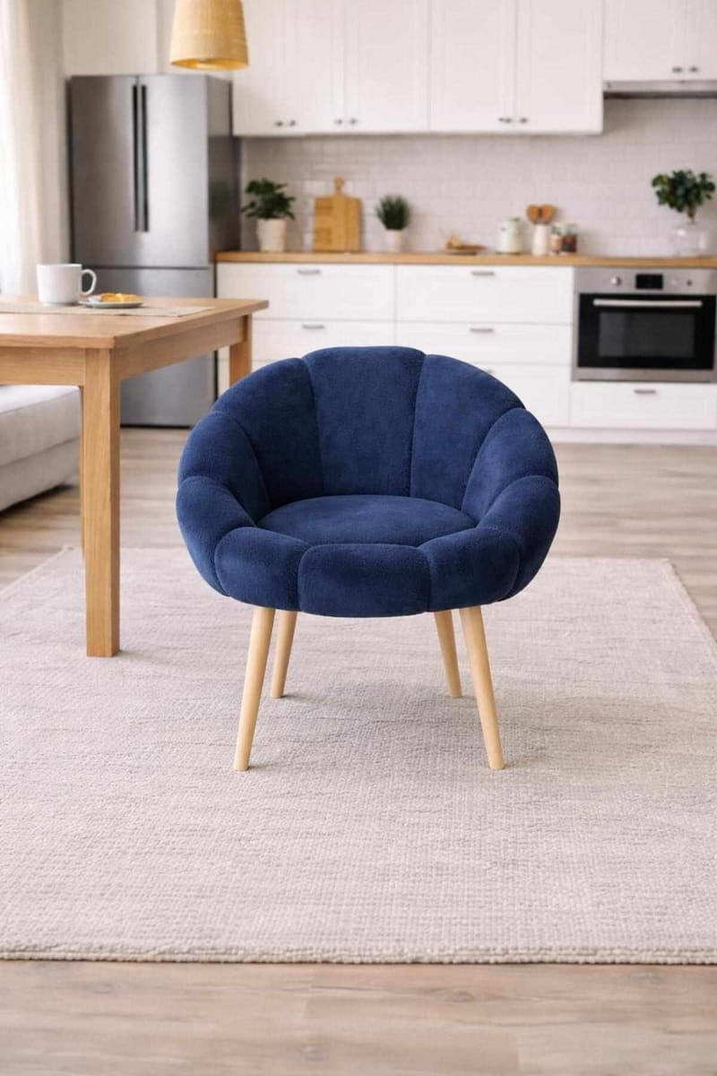 Ørelappstol Atelier Del Sofa Papatya (70 x 110 x 70 cm) Antrasitt - Møbler - Stoler - Lenestoler