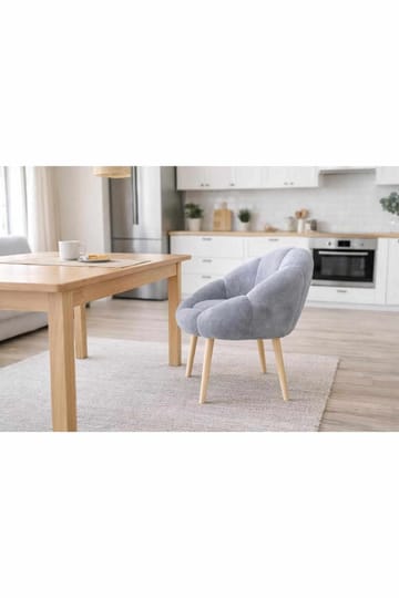 Ørelappstol Atelier Del Sofa Papatya (70 x 110 x 70 cm) Grå - Møbler - Stoler - Lenestoler