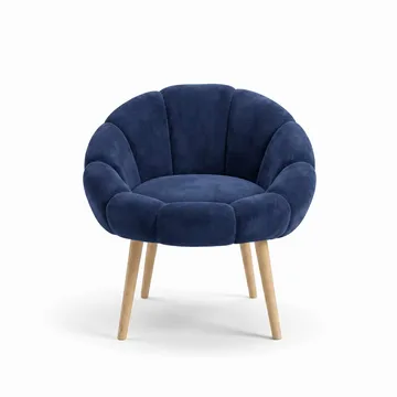 Ørelappstol Atelier Del Sofa Papatya (70 x 110 x 70 cm) Antrasitt