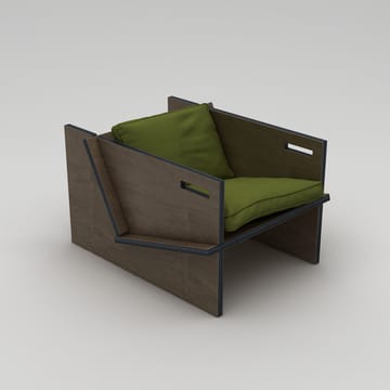 Ørelappstol Homitis Winner (74 x 57 x 92 cm) Grønn - Svart og grønn - Møbler - Stoler - Lenestoler