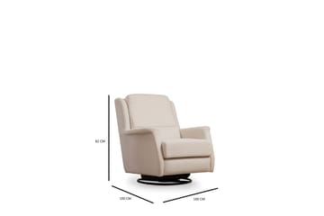 Chandara Lenestol - Hvit - Møbler - Stoler - Lenestoler