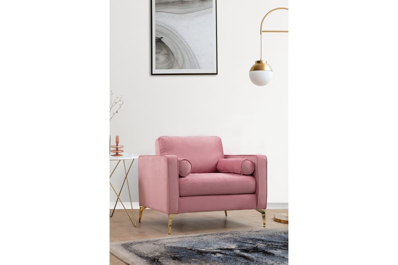 Mirrilnesh Lenestol - Rosa - Møbler - Stoler - Lenestoler