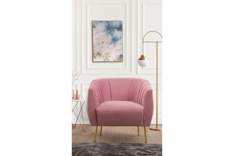 Caraquet Lenestol - Rosa - Møbler - Stoler - Lenestoler