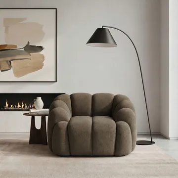 1-Seat Sofa Atelier Del Sofa Brun - Møbler - Stoler - Lenestoler
