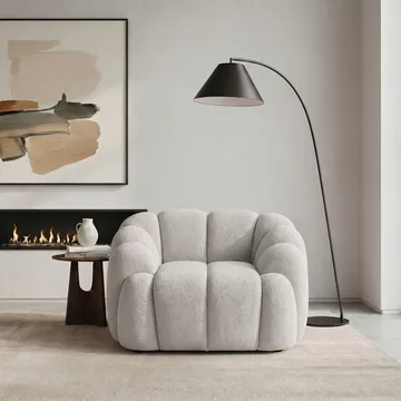 1-Seat Sofa Atelier Del Sofa Hvit - Møbler - Stoler - Lenestoler