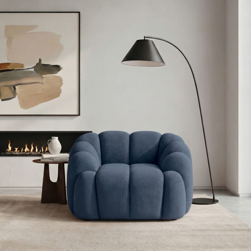 1-Seat Sofa Atelier Del Sofa Marineblå - Mørk blå - Møbler - Stoler - Lenestoler