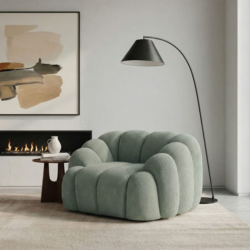 1-Seat Sofa Atelier Del Sofa Turkis - Møbler - Stoler - Lenestoler