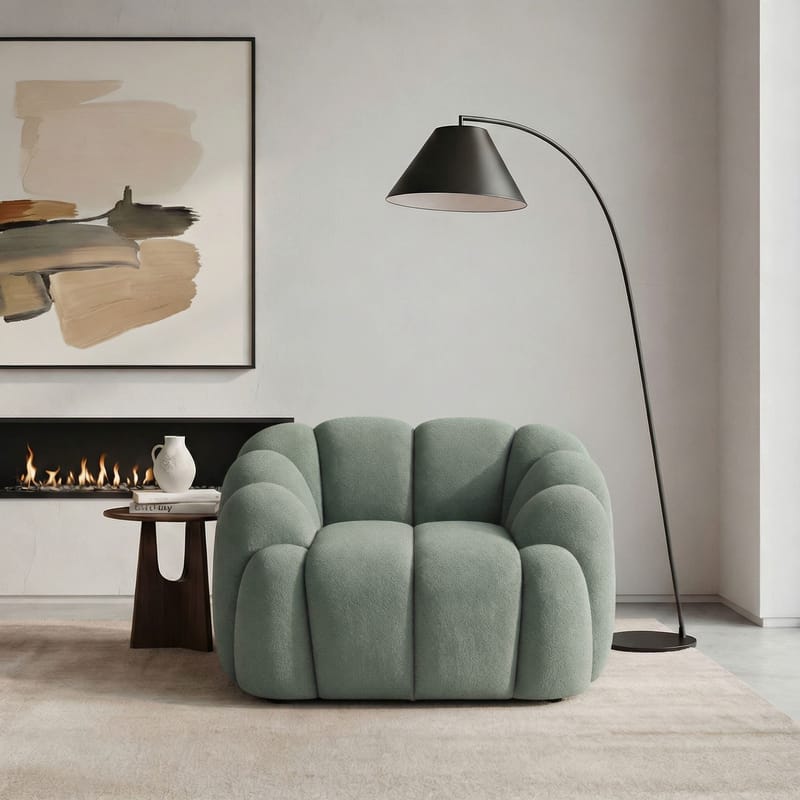1-Seat Sofa Atelier Del Sofa Turkis - Møbler - Stoler - Lenestoler