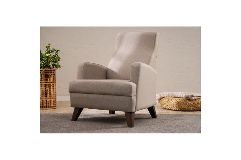 1-seters Sofa Iroulport Beige - Beige - Møbler - Stoler - Lenestoler
