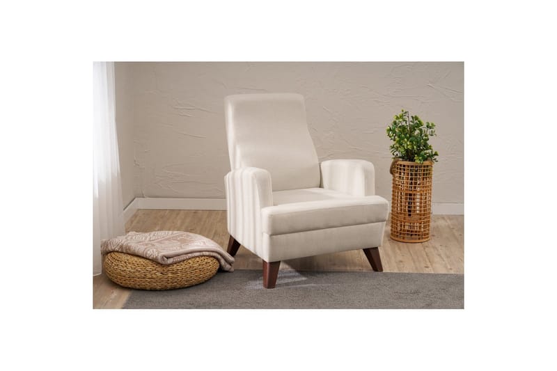 1-seters Sofa Iroulport Krem - Krem - Møbler - Stoler - Lenestoler