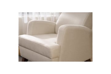 1-seters Sofa Iroulport Krem - Krem - Møbler - Stoler - Lenestoler