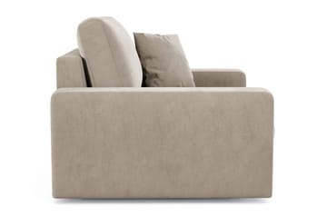 Adelsö by Gynning Dyp Lenestol i fløyel - Beige - Møbler - Stoler - Lenestoler