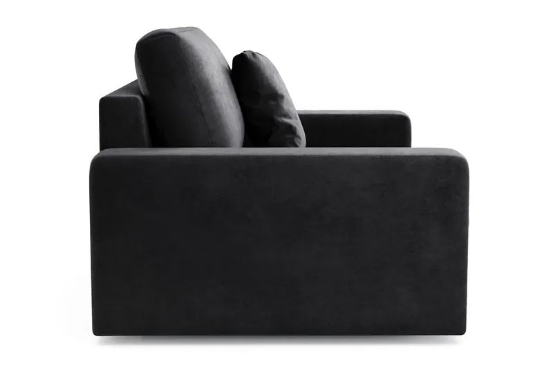 Adelsö by Gynning Dyp Lenestol i fløyel - Svart - Møbler - Stoler - Lenestoler