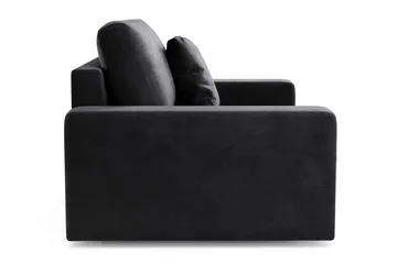 Adelsö by Gynning Dyp Lenestol i fløyel - Svart - Møbler - Stoler - Lenestoler