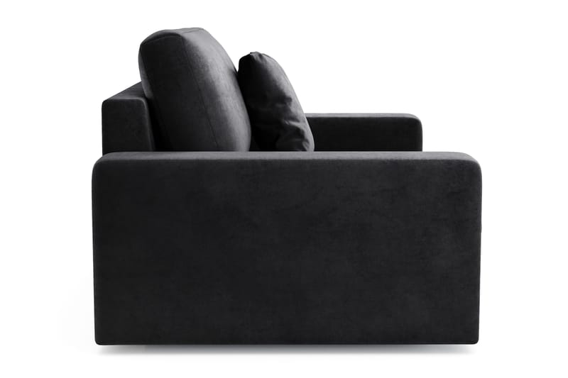 Adelsö by Gynning Dyp Lenestol i fløyel - Svart - Møbler - Stoler - Lenestoler