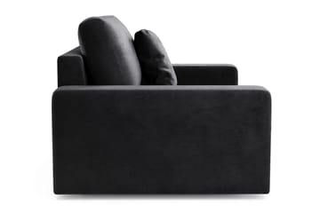 Adelsö by Gynning Dyp Lenestol i fløyel - Svart - Møbler - Stoler - Lenestoler