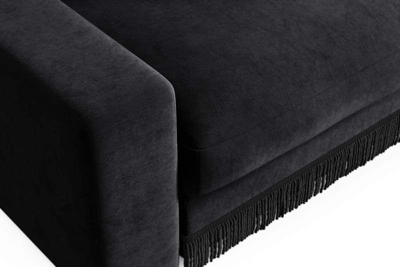 Adelsö by Gynning Dyp Lenestol i fløyel - Svart - Møbler - Stoler - Lenestoler