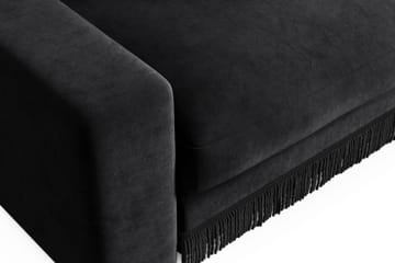 Adelsö by Gynning Dyp Lenestol i fløyel - Svart - Møbler - Stoler - Lenestoler