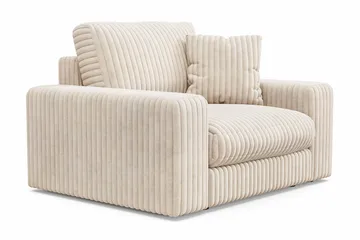 Adelsö by Gynning Dyp Lenestol i Manchester - Beige - Møbler - Stoler - Lenestoler