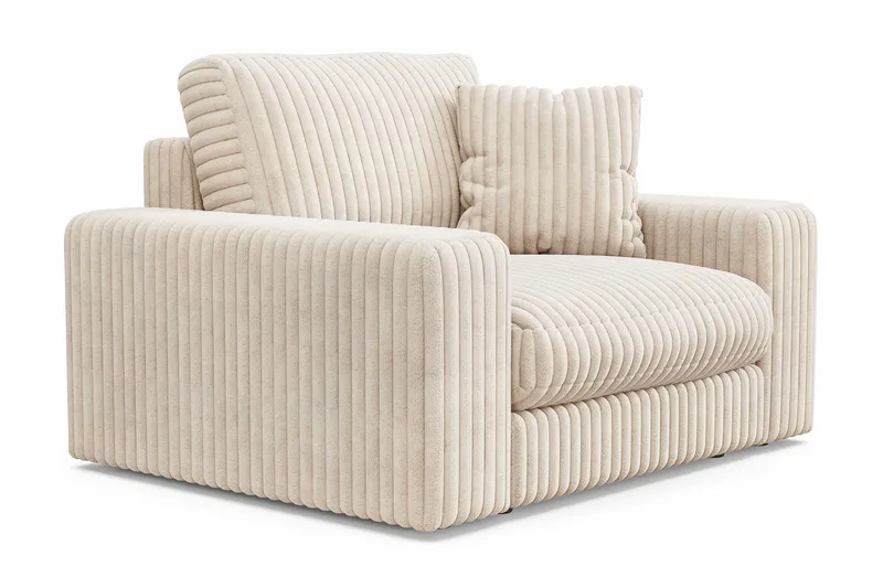 Adelsö by Gynning Dyp Lenestol i Manchester - Beige - Møbler - Stoler - Lenestoler