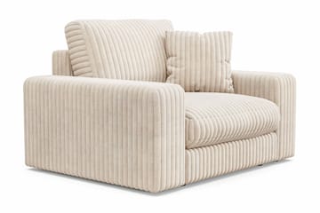 Adelsö by Gynning Dyp Lenestol i Manchester - Beige - Møbler - Stoler - Lenestoler