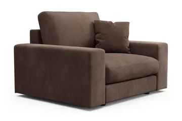 Adelsö by Gynning Dyp Lenestol i Manchester - Brun - Møbler - Stoler - Lenestoler