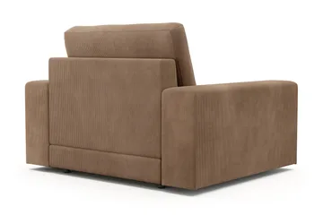 Adelsö by Gynning Dyp Lenestol i Manchester - Brun - Møbler - Stoler - Lenestoler