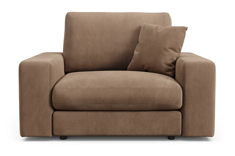 Adelsö by Gynning Dyp Lenestol i Manchester - Brun - Møbler - Stoler - Lenestoler