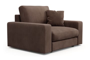 Adelsö by Gynning Dyp Lenestol i Manchester - Brun - Møbler - Stoler - Lenestoler