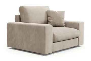 Adelsö by Gynning Dyp Lenestol i Manchester - Greige - Møbler - Stoler - Lenestoler