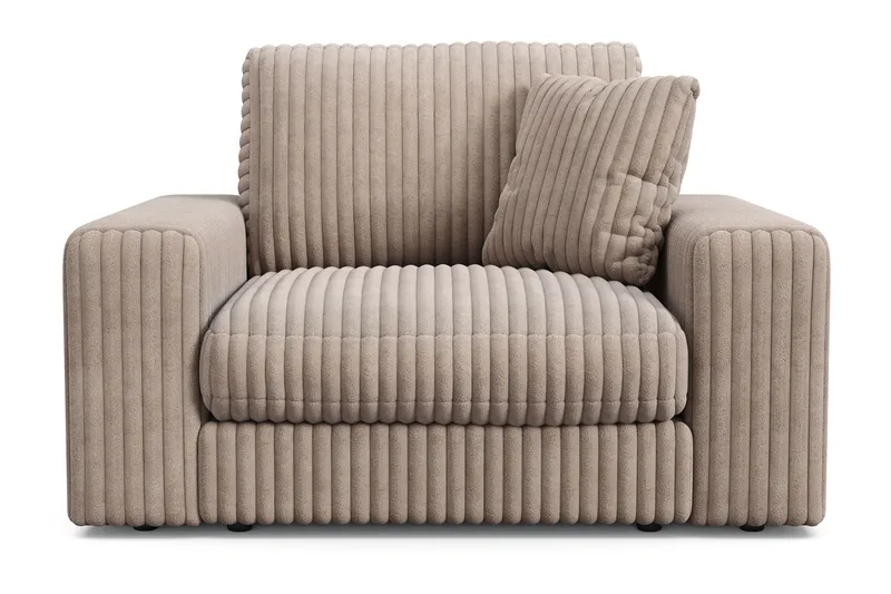 Adelsö by Gynning Dyp Lenestol i Manchester - Greige - Møbler - Stoler - Lenestoler