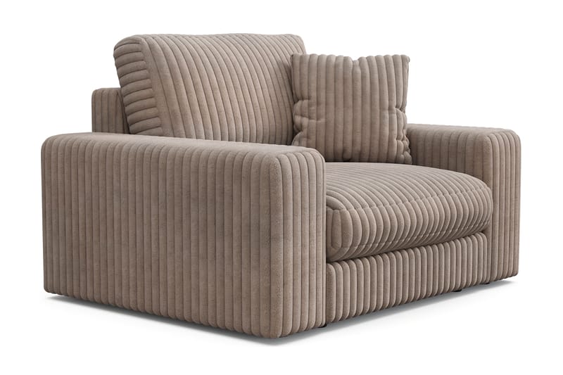 Adelsö by Gynning Dyp Lenestol i Manchester - Greige - Møbler - Stoler - Lenestoler