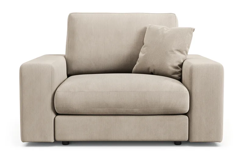 Adelsö by Gynning Dyp Lenestol i Manchester - Greige - Møbler - Stoler - Lenestoler