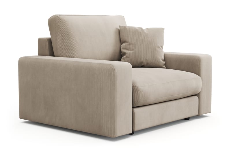 Adelsö by Gynning Dyp Lenestol i Manchester - Greige - Møbler - Stoler - Lenestoler