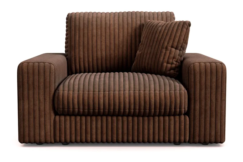 Adelsö by Gynning Dyp Lenestol i Manchester, Mørkebrun