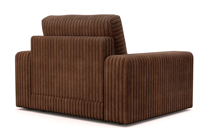 Adelsö by Gynning Dyp Lenestol i Manchester - Mørkebrun - Møbler - Stoler - Lenestoler