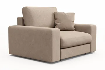 Adelsö by Gynning Dyp Lenestol i stoff - Beige - Møbler - Stoler - Lenestoler