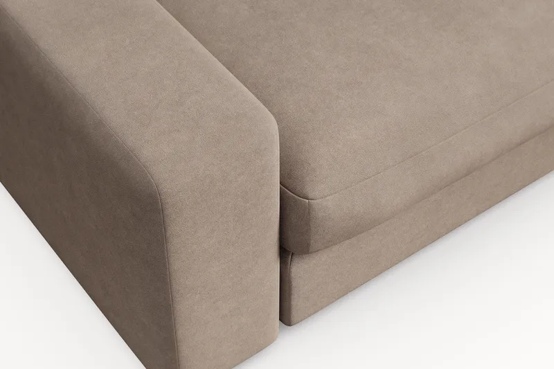 Adelsö by Gynning Dyp Lenestol i stoff - Beige - Møbler - Stoler - Lenestoler