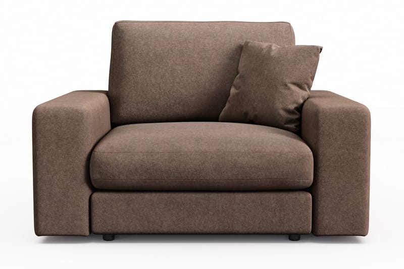 Adelsö by Gynning Dyp Lenestol i stoff, Brun