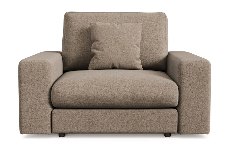 Adelsö by Gynning Dyp Lenestol i stoff - Brun - Møbler - Stoler - Lenestoler