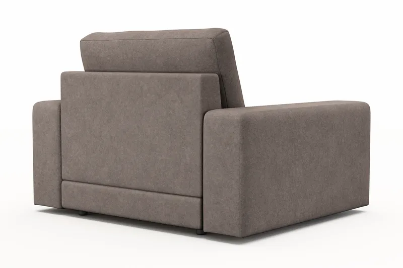 Adelsö by Gynning Dyp Lenestol i stoff - Brun - Møbler - Stoler - Lenestoler