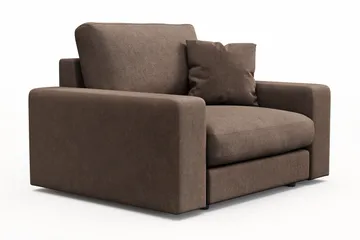 Adelsö by Gynning Dyp Lenestol i stoff - Brun - Møbler - Stoler - Lenestoler