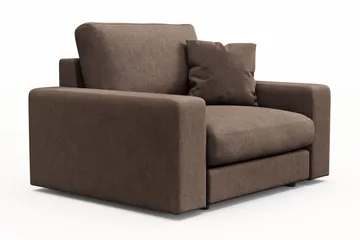 Adelsö by Gynning Dyp Lenestol i stoff - Brun - Møbler - Stoler - Lenestoler